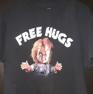 Universal Studios Men's XL Chucky T Shirt Black
